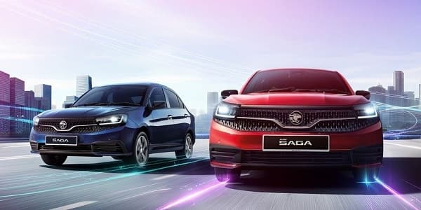 2026 Proton Saga in a premium showroom